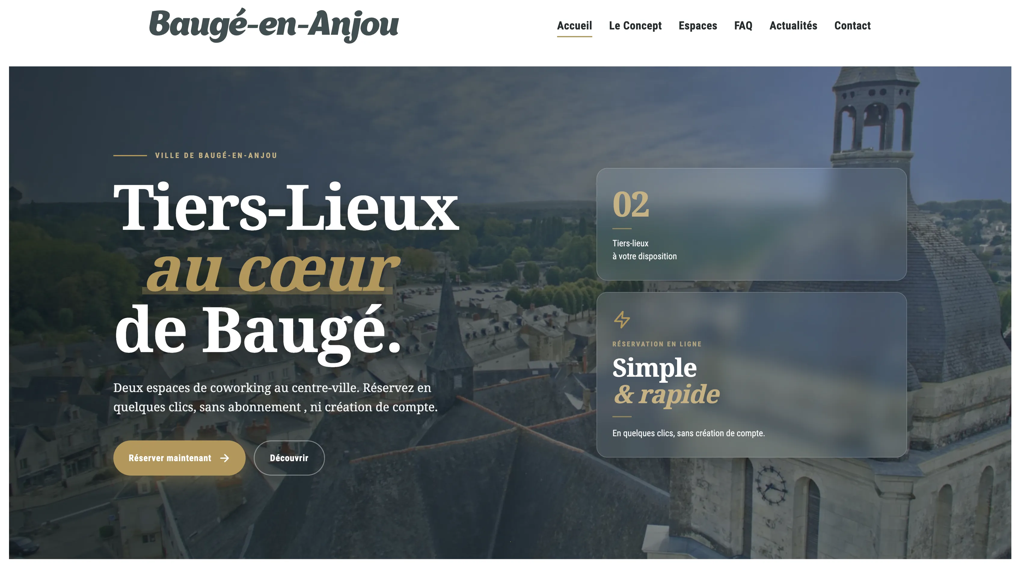 Baugé-en-Anjou - Site dédié aux espaces partagés de la commune