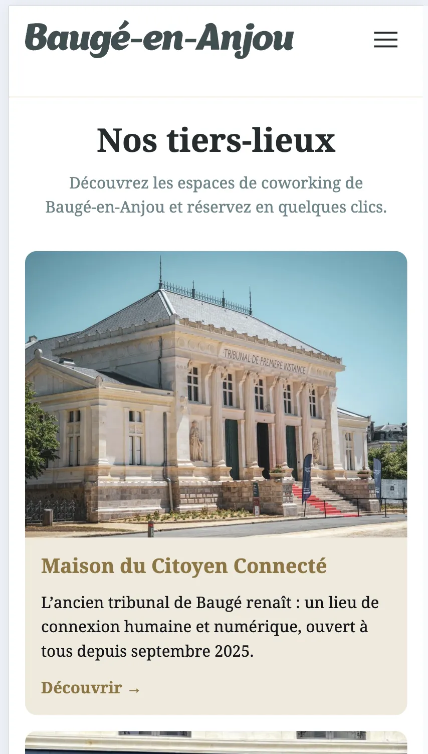 Baugé-en-Anjou - Site dédié aux espaces partagés de la commune - illustration 3