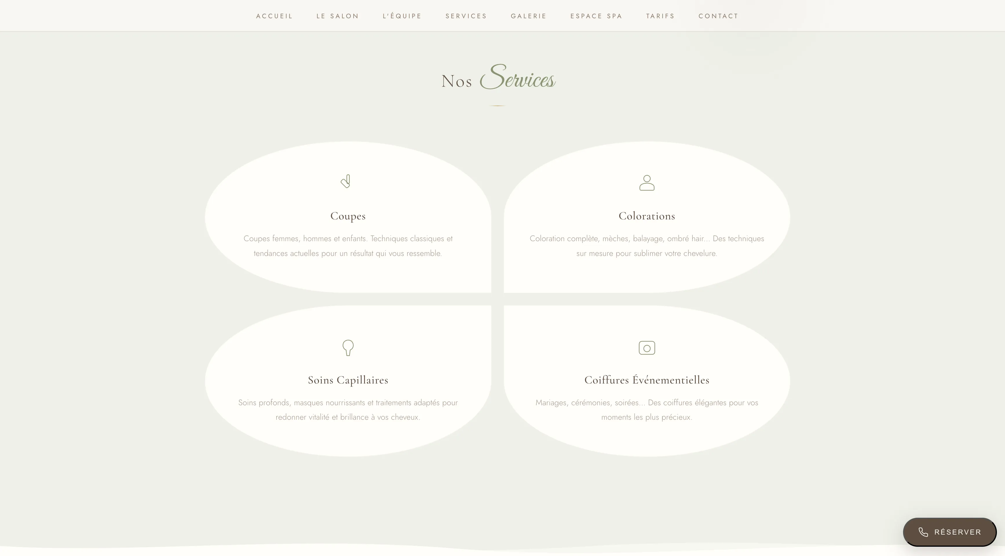 Cel'In Coiff - Site vitrine coiffeuse - illustration 2