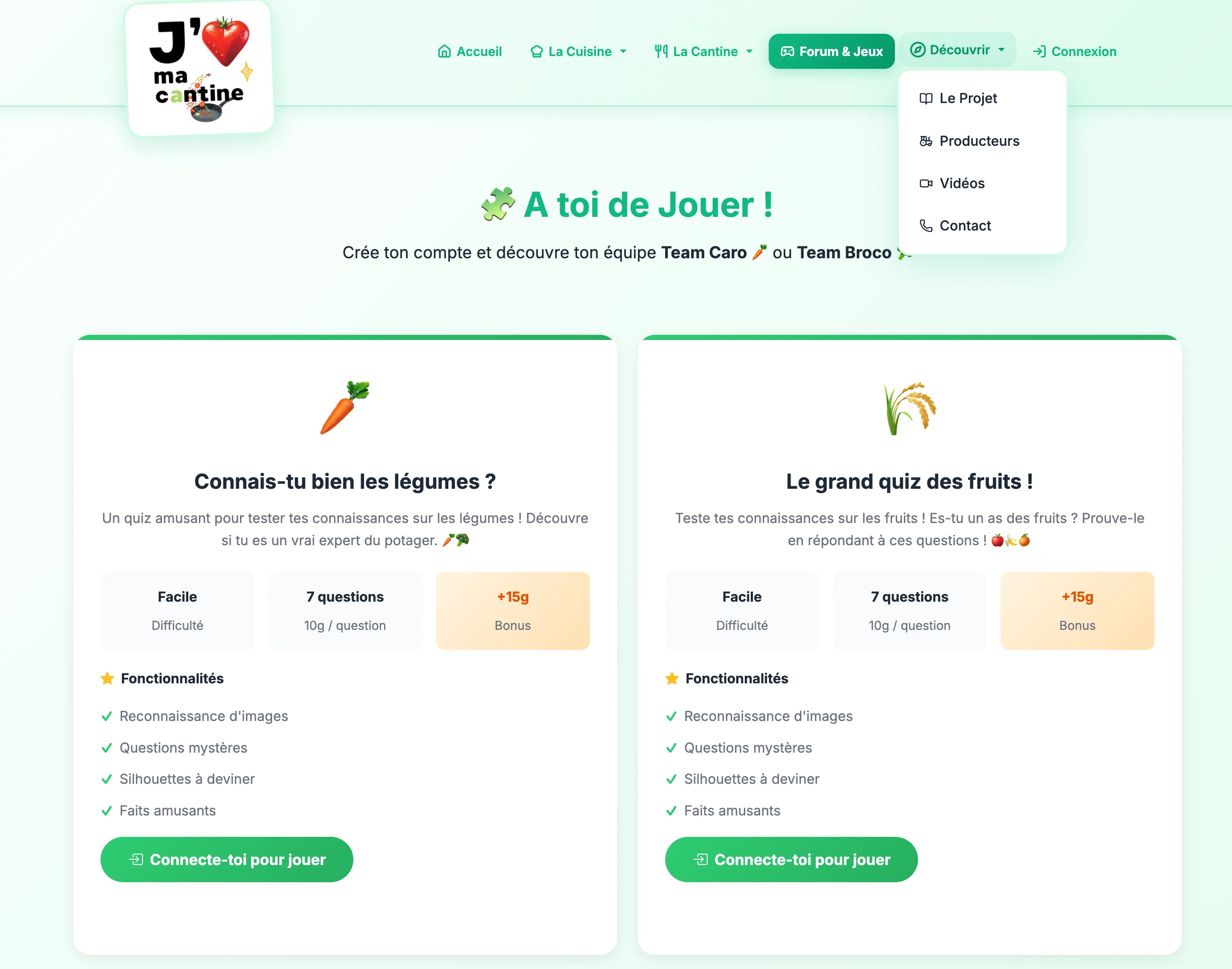 J'aime ma Cantine - Plateforme pour mieux manger à l'école - illustration 3